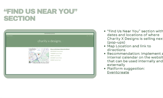 Find us near you section showing pop-up dates and a map